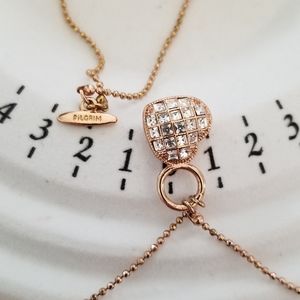2/$20 Crystal heart necklace by pilgrim